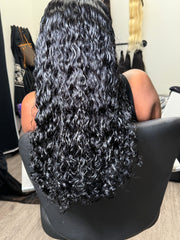 Burmese curly frontal wig